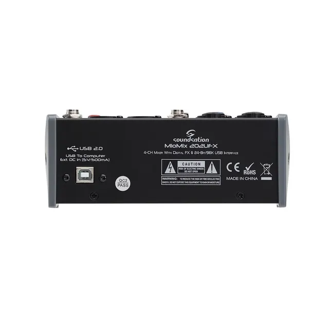 Soundsation MIOMIX 202UFX - mikser audio 4-kanałowy