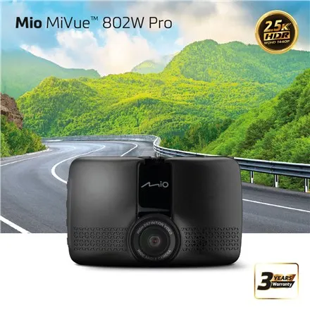 Mio, Car Dash Camera, MiVue 802W Pro, Wi-Fi