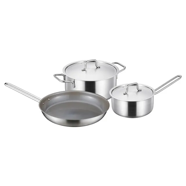 SET OF POTS 1.5/3L AND FRYING PAN 28CM