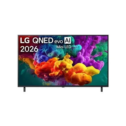LG QNED 4K evo AI Mini LED TV, 55QNED85B3B, 55, Smart TV, webOS, UHD, Black