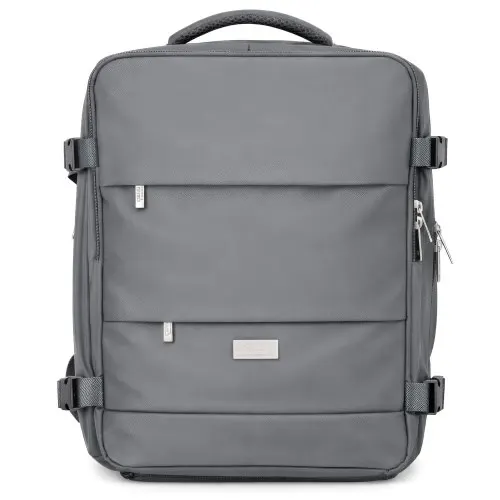 Plecak Biznesowo-Sportowy On-Board Free Size 40x20x30 cm 24L 3 Komory 11 Kieszeni Laptop 17” Camry Camry, ciemnoszary