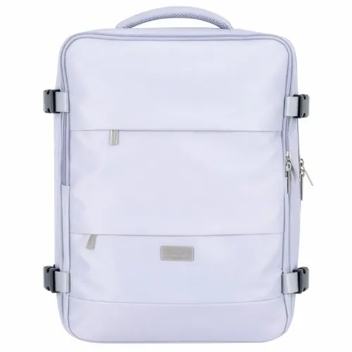 Plecak Biznesowo-Sportowy On-Board Free Size 40x20x30 cm 24L 3 Komory 11 Kieszeni Laptop 17” Camry Camry, jasnoróżowy