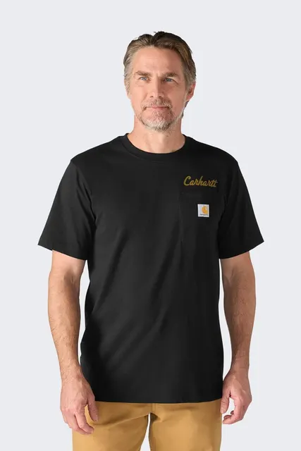 Koszulka Carhartt Irvine Hard Work BLACK, rozmiar M