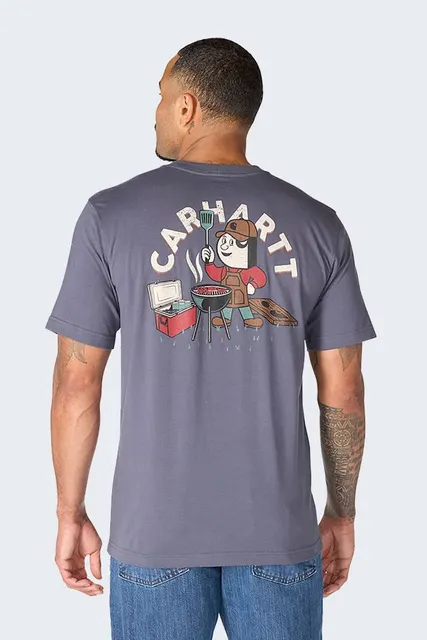 Koszulka Carhartt Irvine Grill BLUESTONE
