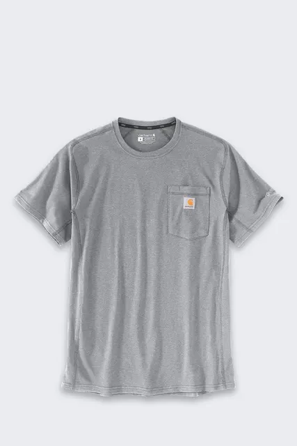 Koszulka Carhartt Force Mid Pocket Heather Grey