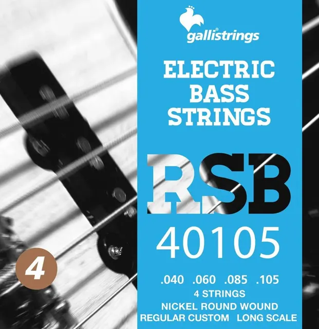 Galli RSB40105 Regular Custom - struny do gitary basowej 4 struny .040-.105