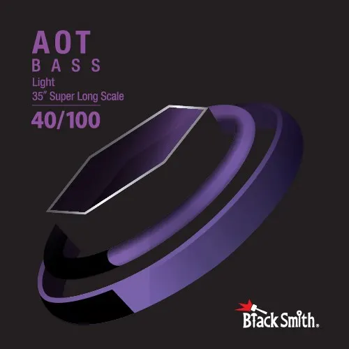 BlackSmith ANW-40100-4-35 - struny do basu 4-strunowego 040-100 menzura do 35 cali AOT