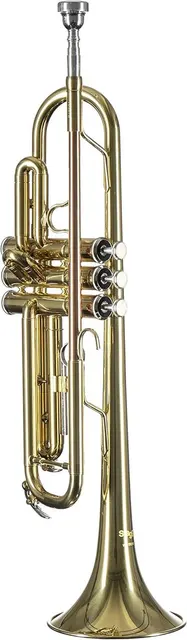 Stagg WS-TR215S - trąbka B menzura ML ustnik 7C i futerał