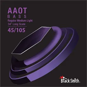 BlackSmith EAAEB-45105-4 - struny do gitary basowej 45-105 4-strunowej skala 34”