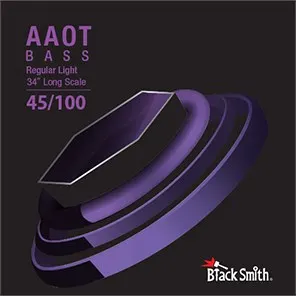 BlackSmith EAAEB-45100-4 - struny do gitary basowej 45-100 4-strunowej skala 34”