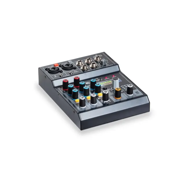 Soundsation MIOMIX 4LS - mikser 4-kanałowy z Hi-Z 88 efektami USB audio i OTG