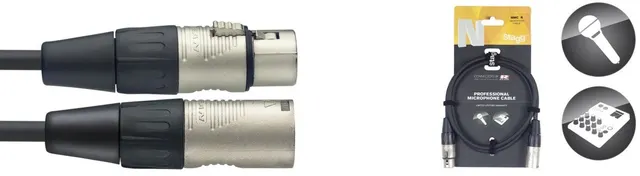 Stagg NMC20R - kabel mikrofonowy XLR REAN 20 m