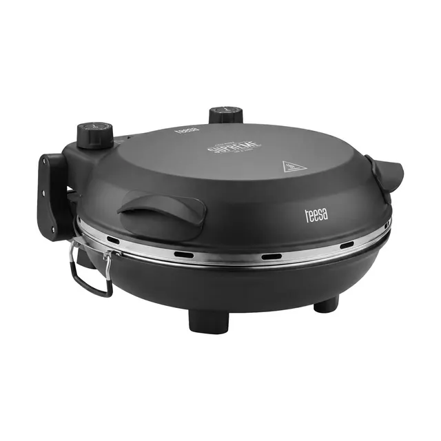 Piec do pizzy TEESA SUPREME FUN 1200W 420 stopni dwie grzałki czarny