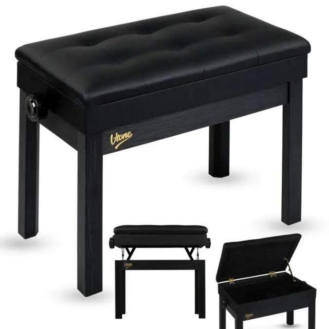 V-TONE PB2 BK ława do pianina keyboardu czarna tap
