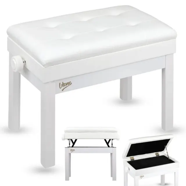 V-TONE PB2 WH ława do pianina keyboardu biała tapi