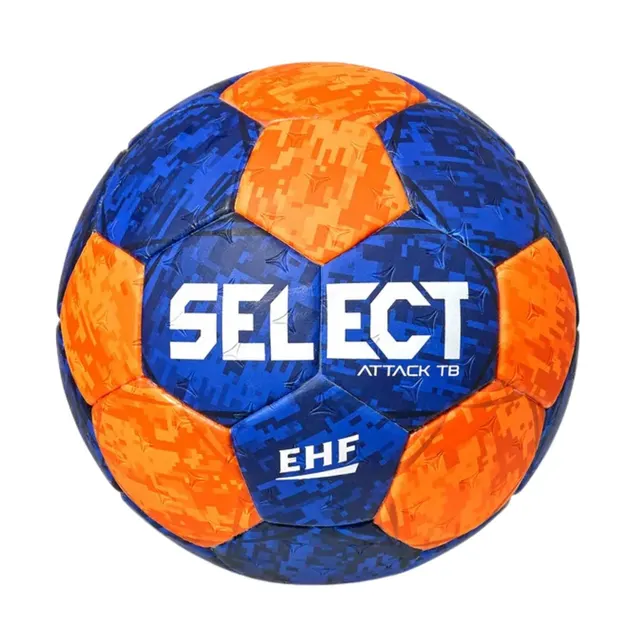 Piłka ręczna Select Attack TB v22 Official EHF niebiesko-pomarańczowa 210031 0