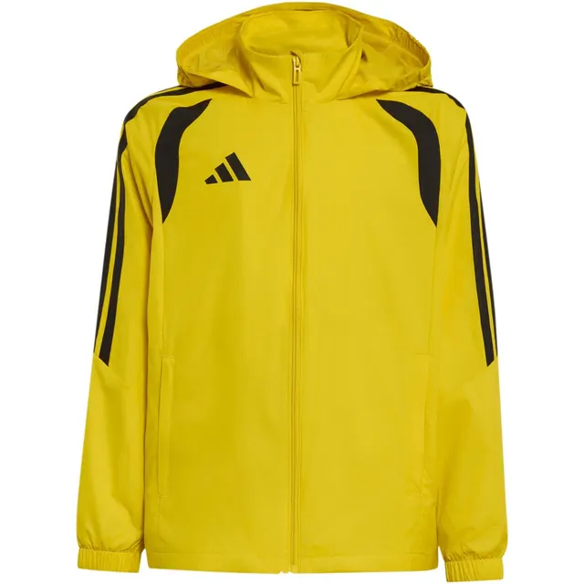 Kurtka dla dzieci adidas Tiro 26 League Windbreaker żółta KT2425 164cm