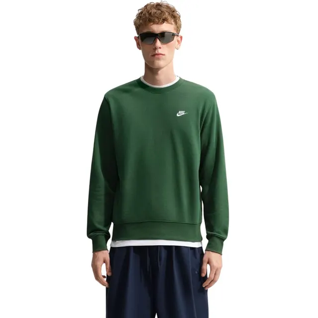 Bluza męska Nike Club FT zielona FN3888 323 S