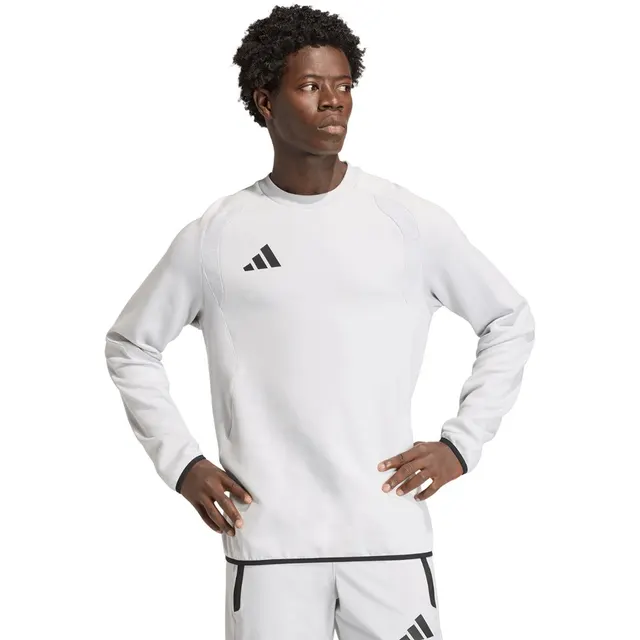 Bluza męska adidas Tiro 26 Travel Crew jasnoszara KD3323 S