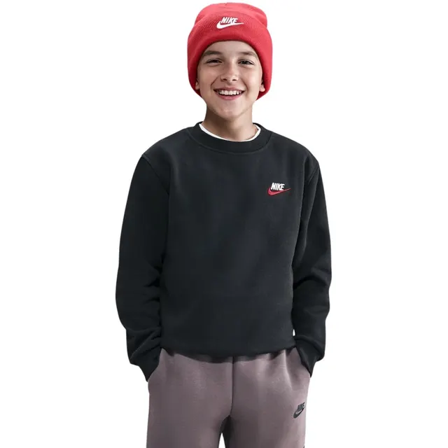 Bluza dla dzieci Nike Sportswear Club Fleece czarna FD3006 012 L