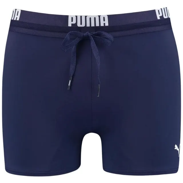 Spodenki kąpielowe męskie Puma Swim Men Logo Swim Trunk granatowe 907657 01 XL
