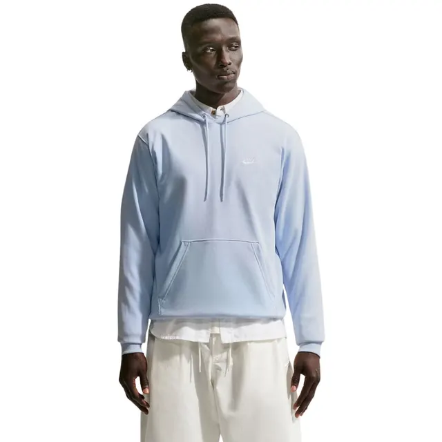 Bluza męska Nike Club FT PO Hoodie błękitna FN3866 407 XL