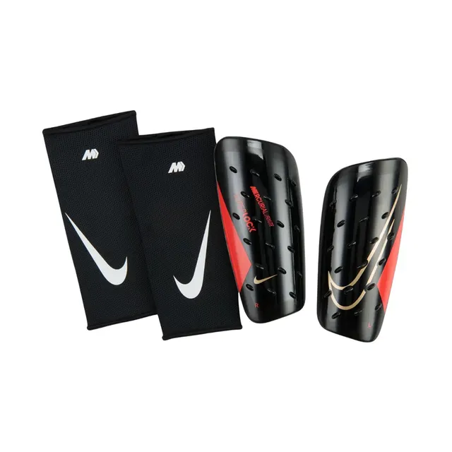 Ochraniacze piłkarskie Nike Mercurial FlyLite SuperLock czarne DN3608 011 L