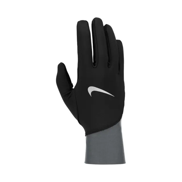 Rękawiczki do biegania męskie Nike Pacer Midweight czarno-szare N1010535018 L
