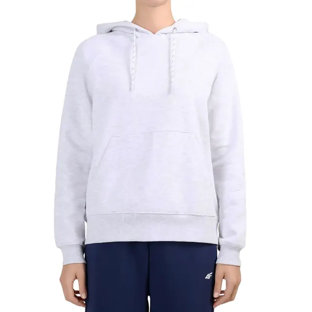 Bluza damska 4F F2536 chłodny jasny szary melanż 4FWMM00TSWSF2536 27M L