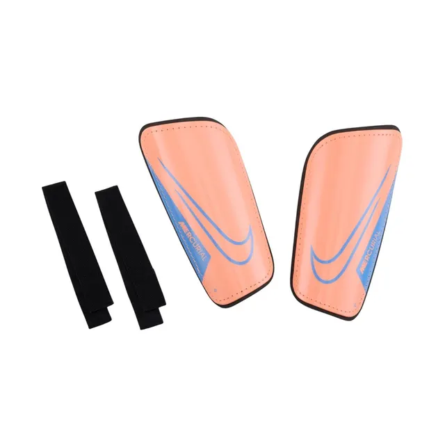 Ochraniacze piłkarskie Nike Mercurial Hardshell pomarańczowe DN3614 852 XL