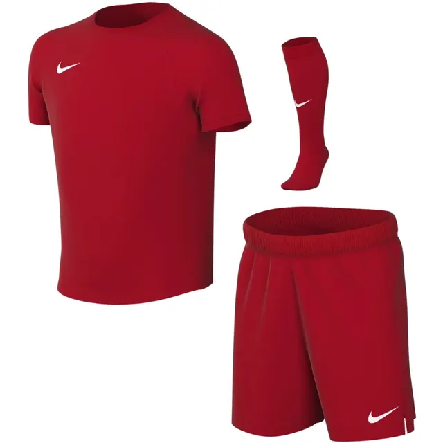 Komplet sportowy dla małych dzieci Nike Dri-Fit Park VIII czerwony HV8260 657 S