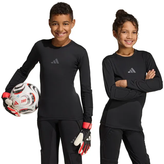 Koszulka bramkarska dla dzieci adidas Padded Goalkepper Longsleeve czarna KA1678 164cm