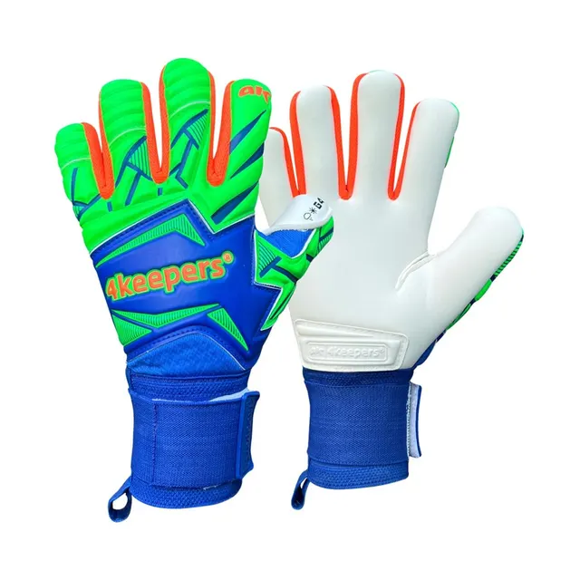 Rękawice bramkarskie 4Keepers Force V5.25 Twist HNC Junior niebiesko-zielone 6