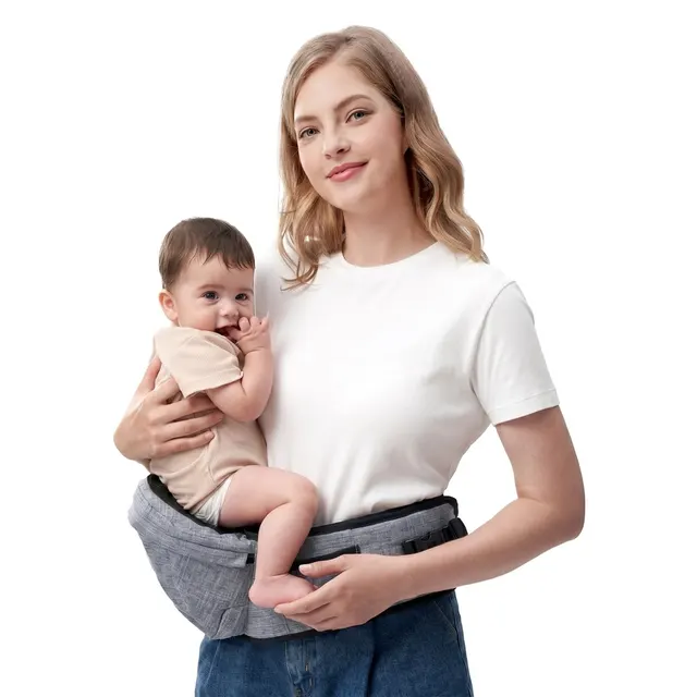 Momcozy HC002, Nosidełko z siedziskiem biodrowym, Kolor szary