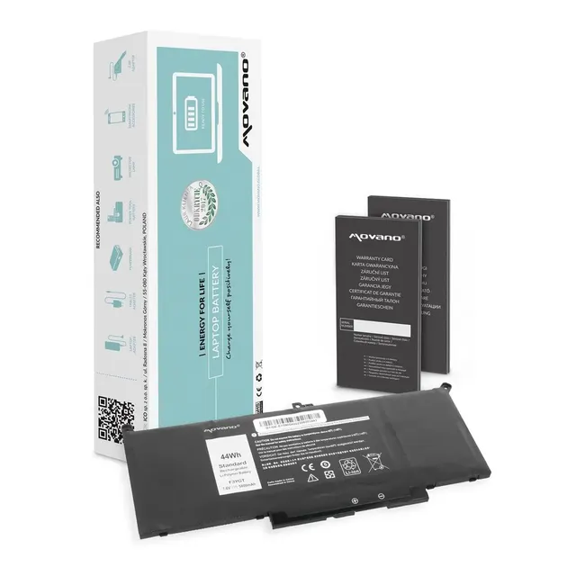 Bateria Movano do notebooka Dell Latitude MYJ96 7290 7390 7490 (7.4V-7.6V) (5800 mAh)