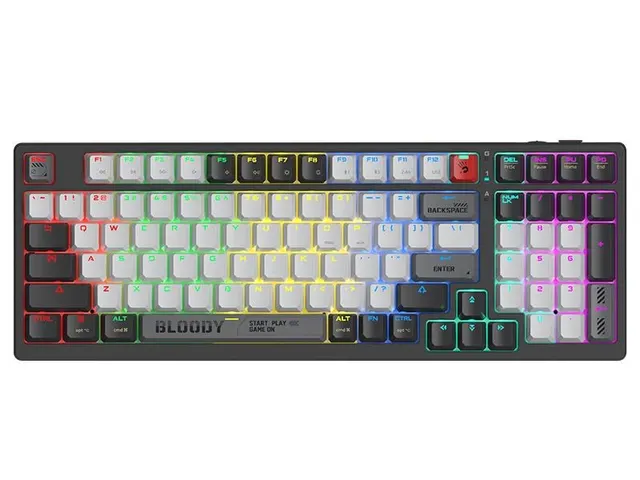 Klawiatura bezprzewodowa A4tech Bloody WS98 Grey WRLS