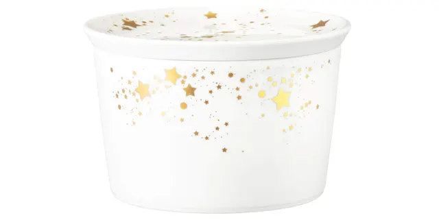 SELTMANN LIBERTY GOLDEN STARS Miska z pokr 14x9 cm