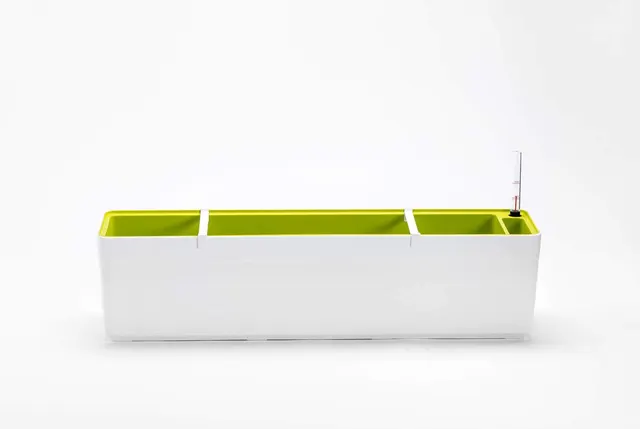 URBALIVE BERBERIS Donica samonawadniająca prostokątna 80 x 20 cm biały