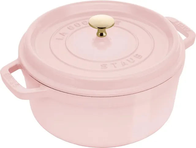 STAUB LA COCOTTE Garnek żeliwny okrągły 2.6 ltr różowy