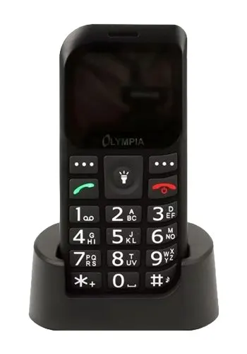 Olympia Mobiltelefon BELLA+ Großtastenn schwarz