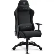SENSE7 Spellcaster FUKU XL czarny / Fotel gamingowy / Materiał / Regulowany / Kółka / Nośność 160 kg