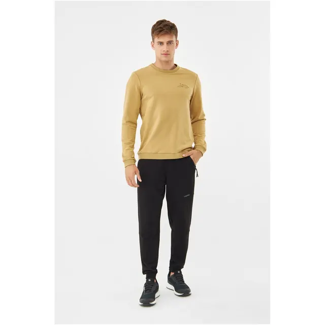 Bluza męska VIKING Escape Bamboo Man brązowa XL
