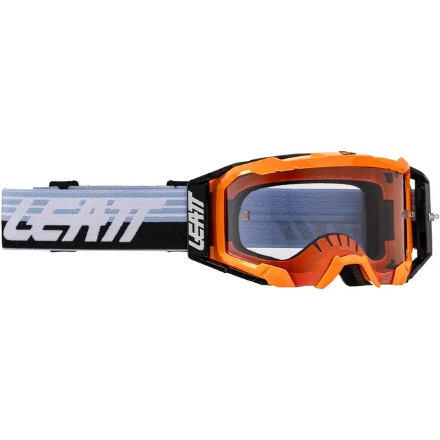 Gogle rowerowe LEATT Goggle Velocity 5.5 Cryztal one size, Cryztal, pomarańczowe