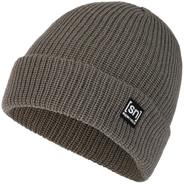Czapka SUPER.NATURAL MERINO BASIC BEANIE zielona one size