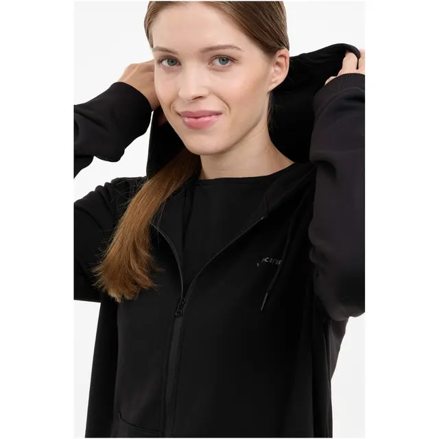 Bluza damska VIKING Team Wear Lady Bamboo rozpinana z kapturem czarna L