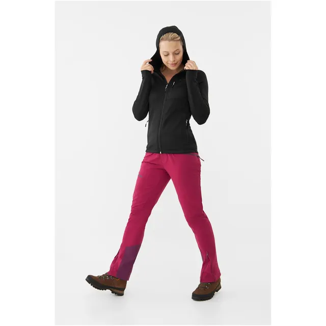 Bluza damska VIKING Jukon Hoodie Lady Polartec rozpinana z kapturem czarna S