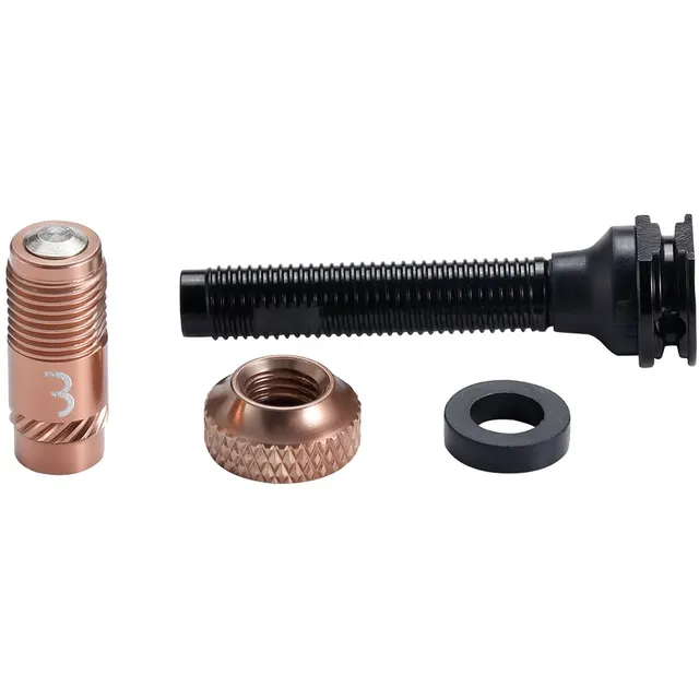 Wentyle BBB AL Valve CoreCap 40 mm - 2 szt. 80, miedziane, 80 mm