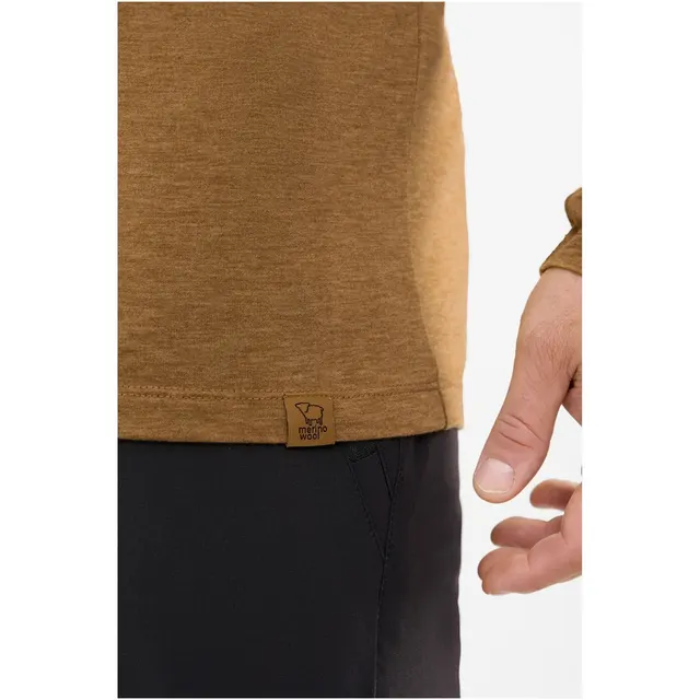 Longsleeve męski VIKING Andali Man Merino brązowy XXL