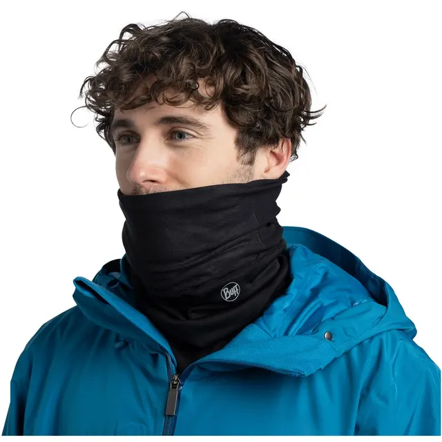 Bandana BUFF WINDPROOF SOLID P BLACK one size