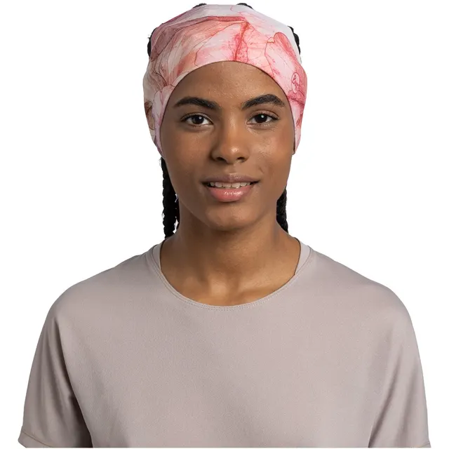 Opaska BUFF COOLNET UV® WIDE HEADBAND SENIA AZALEA one size